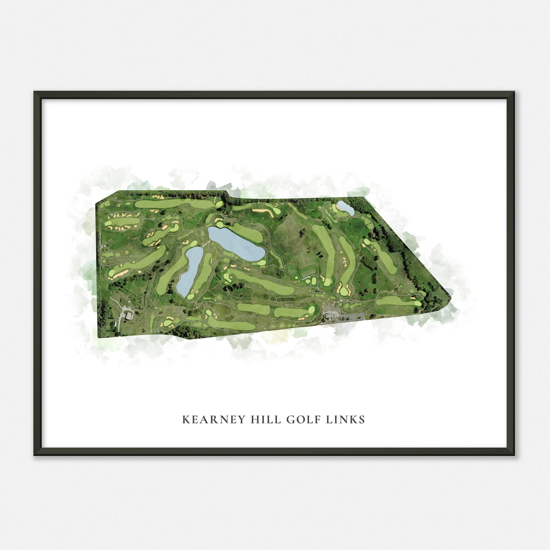 Print of Kearney Hill Golf Links Classic Map