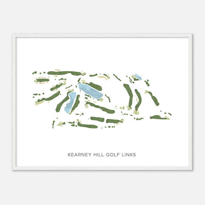 Print of Kearney Hill Golf Links Modern Map