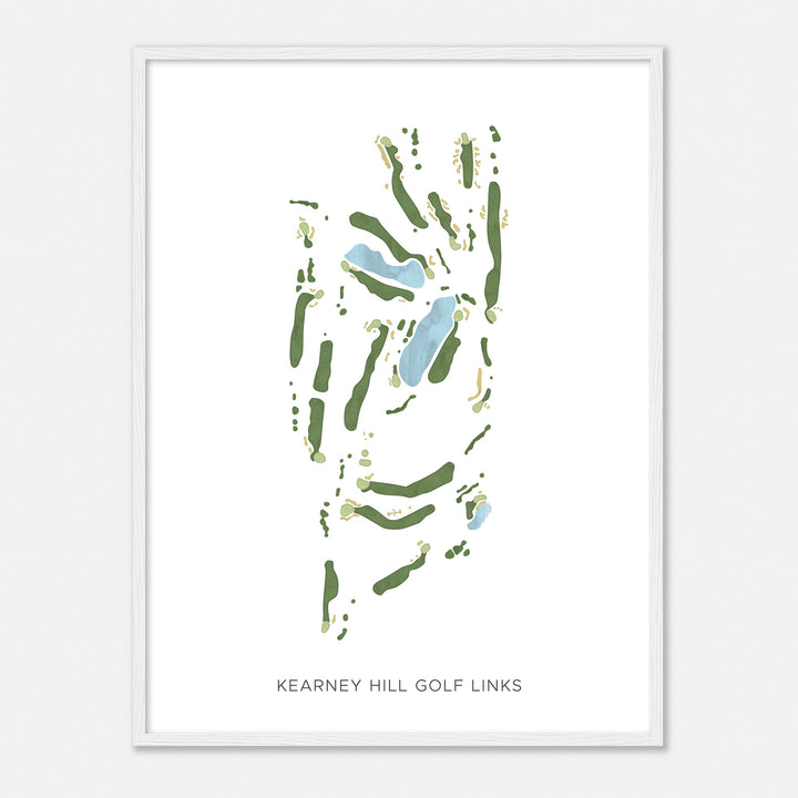 Print of Kearney Hill Golf Links Modern Map