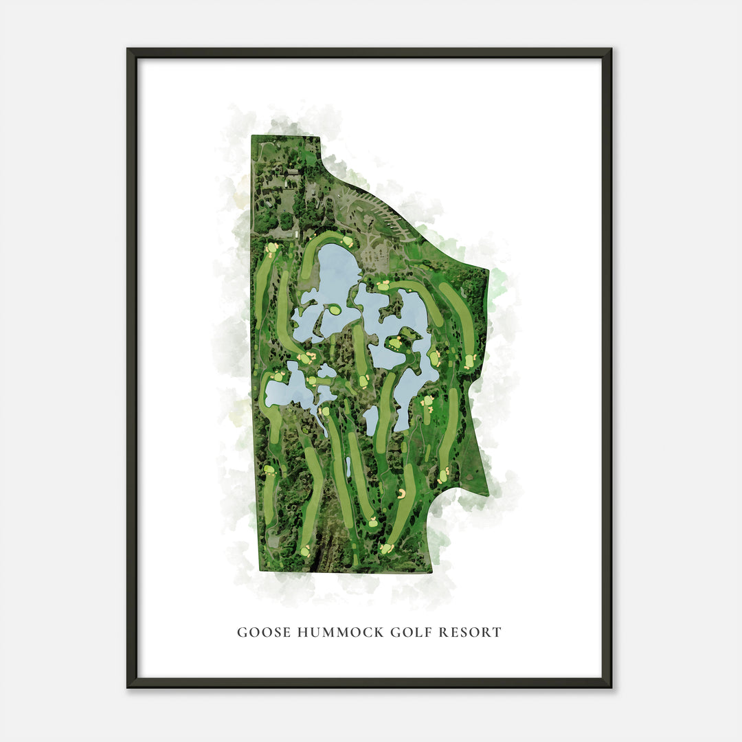 Print of Goose Hummock Golf Resort Classic Map