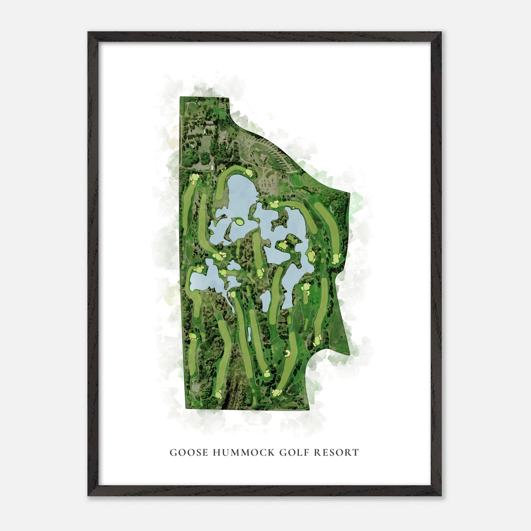 Print of Goose Hummock Golf Resort Classic Map