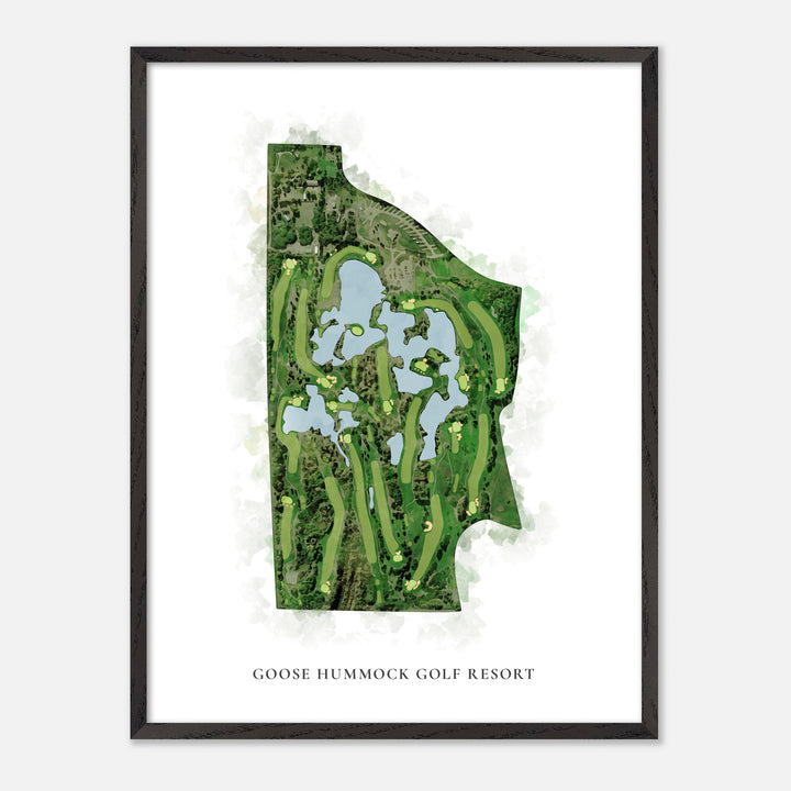 Print of Goose Hummock Golf Resort Classic Map