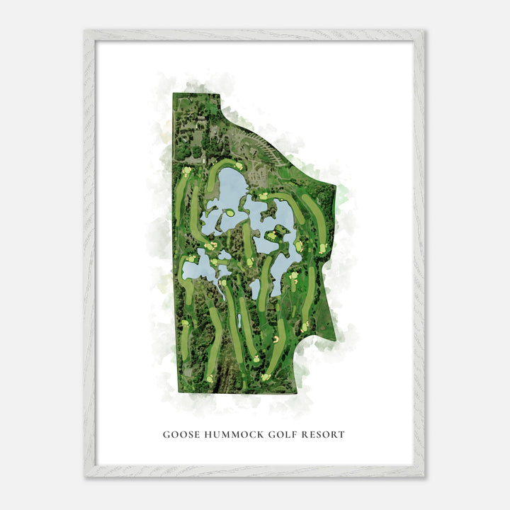 Print of Goose Hummock Golf Resort Classic Map