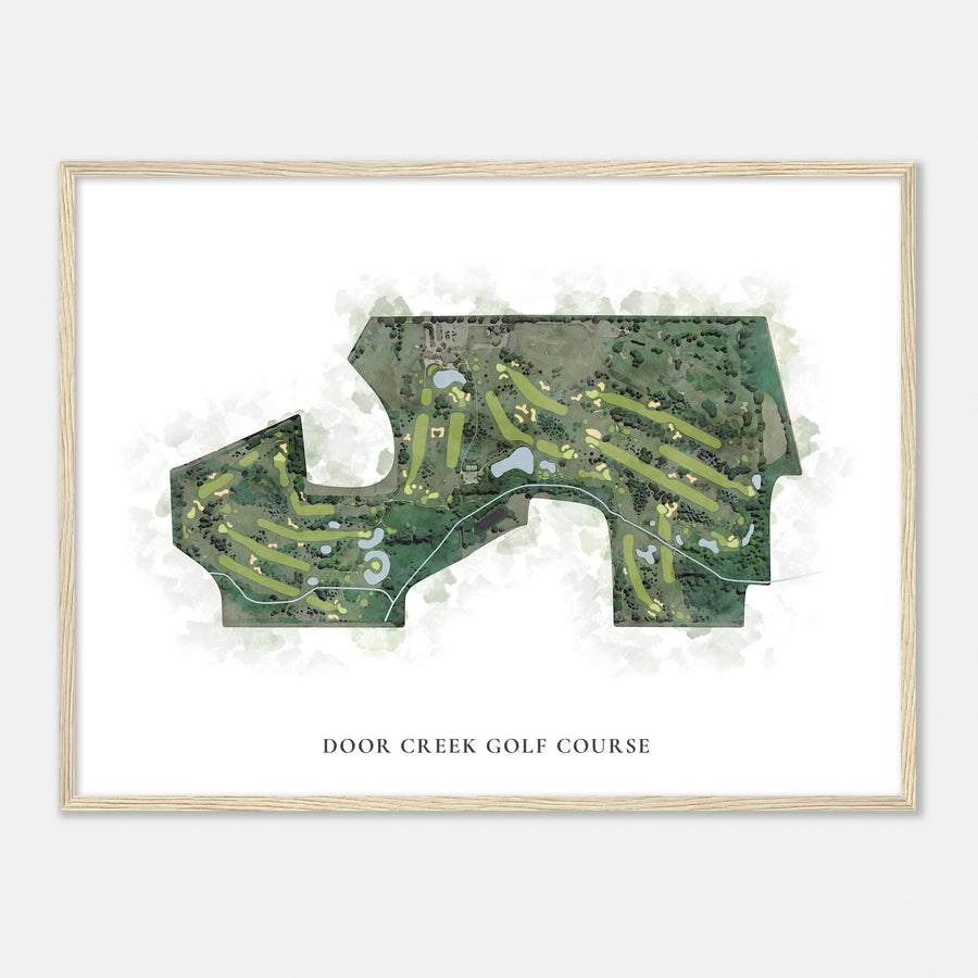 Print of Door Creek Golf Course Classic Map