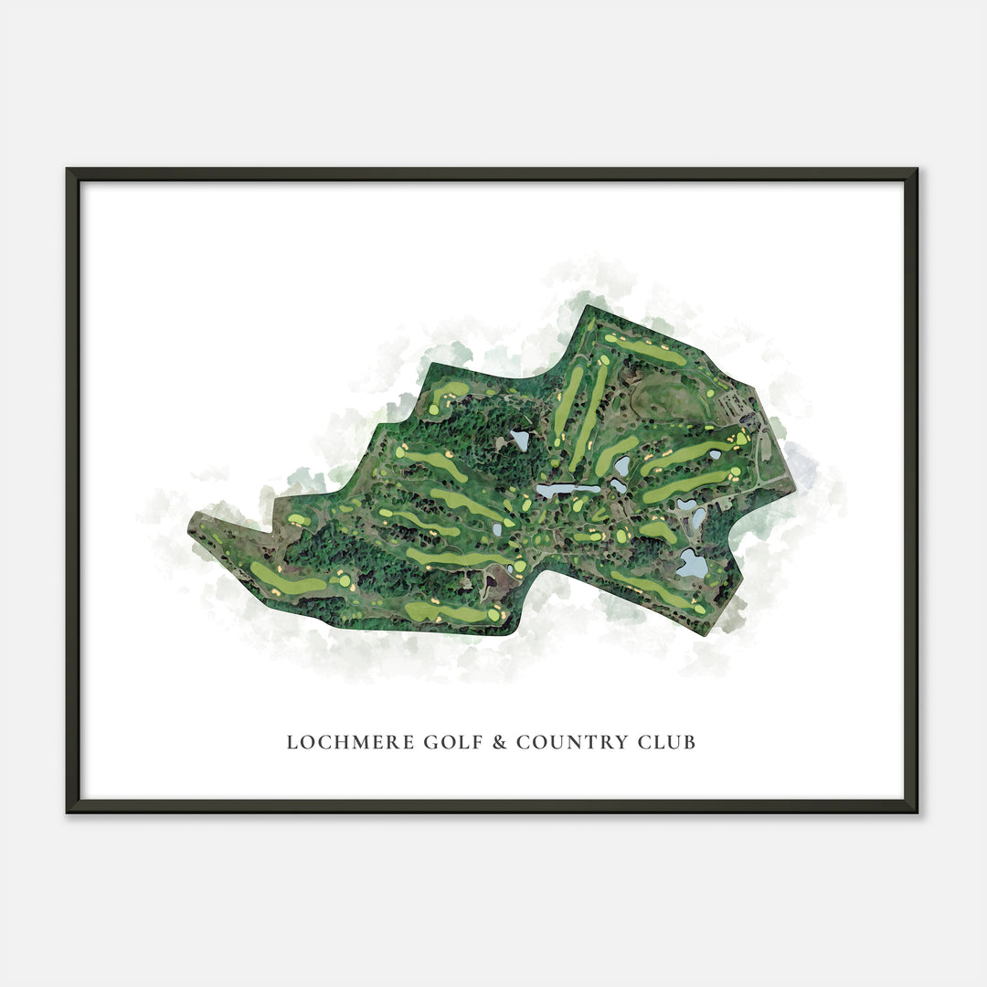 Print of Lochmere Golf & Country Club Classic Map