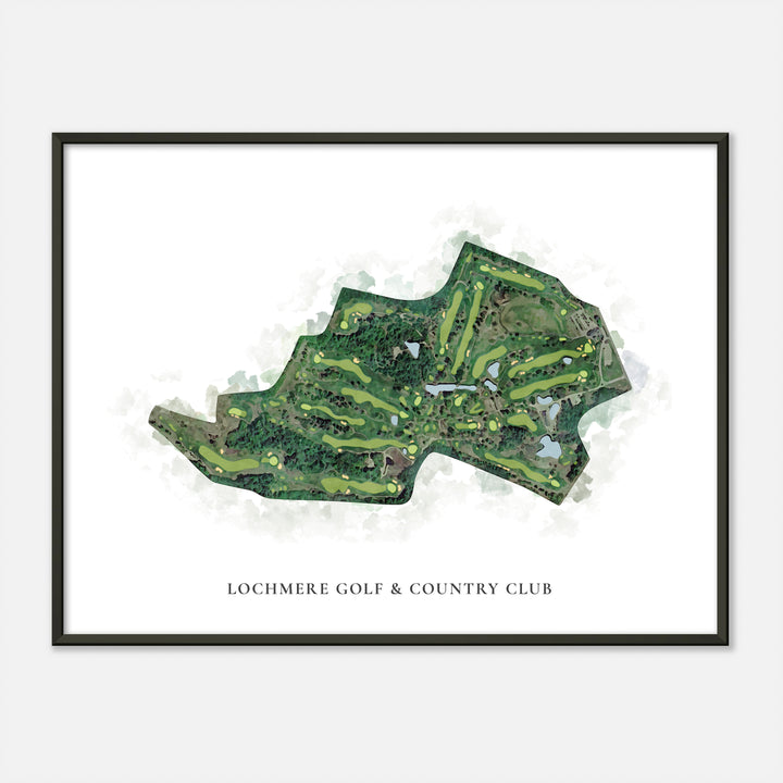 Print of Lochmere Golf & Country Club Classic Map