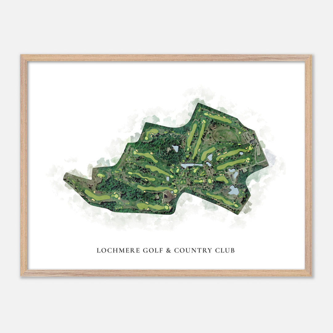 Print of Lochmere Golf & Country Club Classic Map