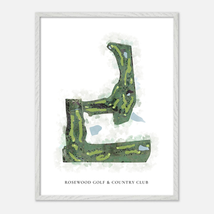 Print of Rosewood Golf &amp; Country Club Classic Map