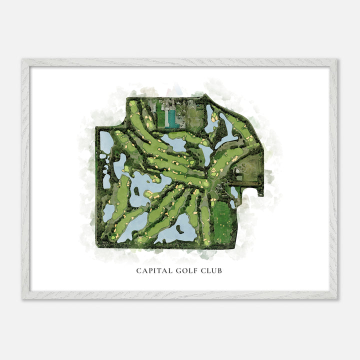 Print of Capital Golf Club Classic Map