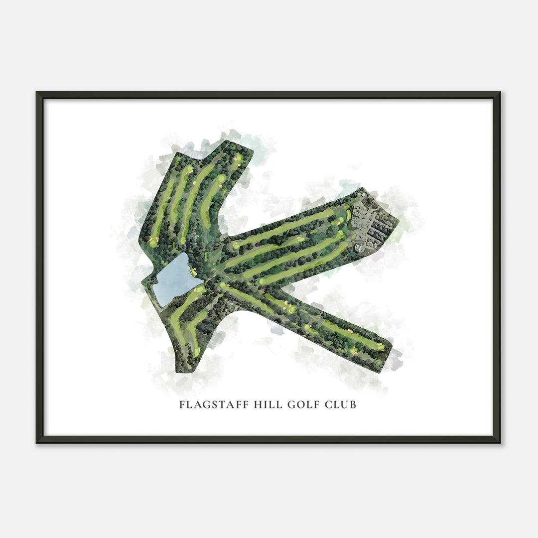 Print of Flagstaff Hill Golf Club Classic Map