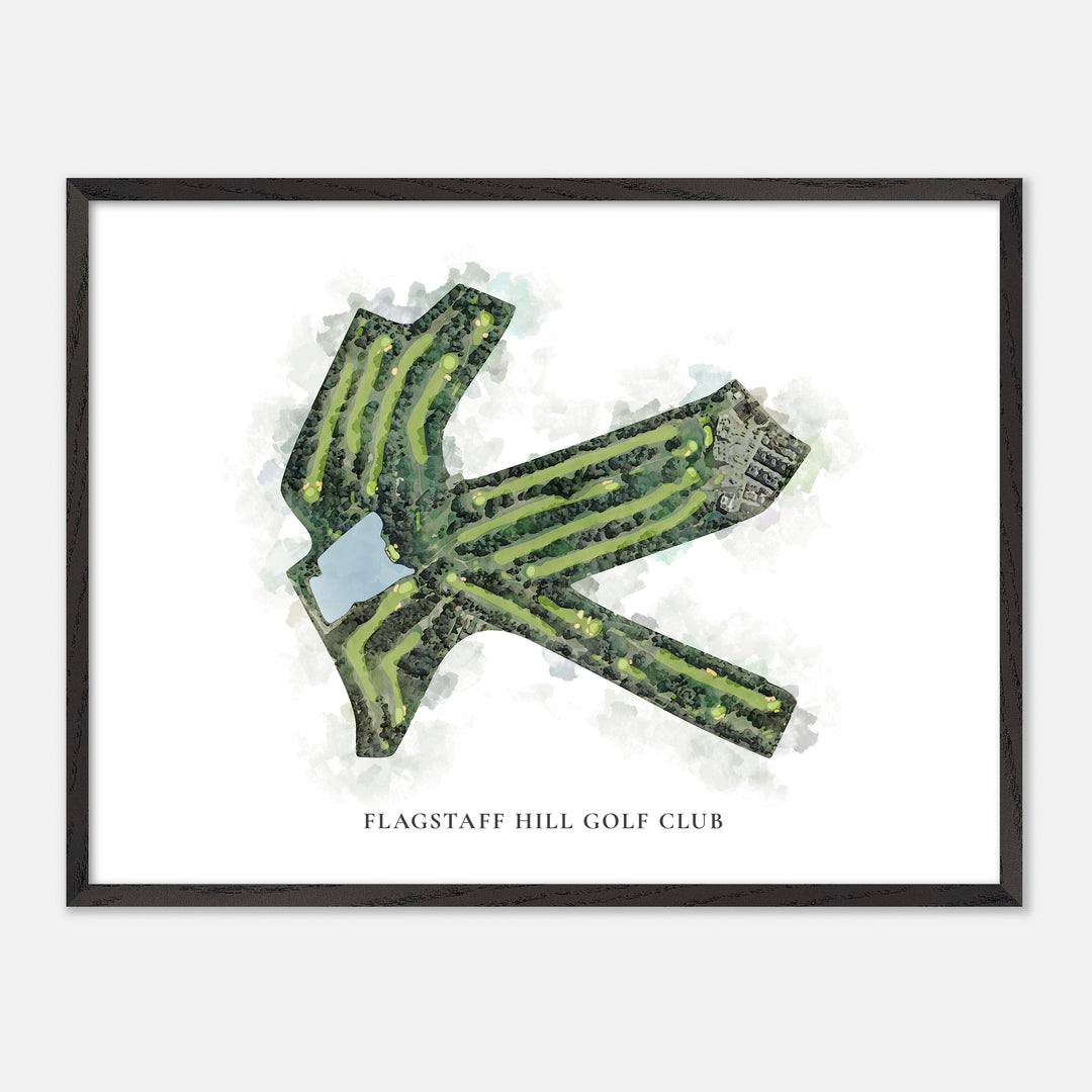 Print of Flagstaff Hill Golf Club Classic Map