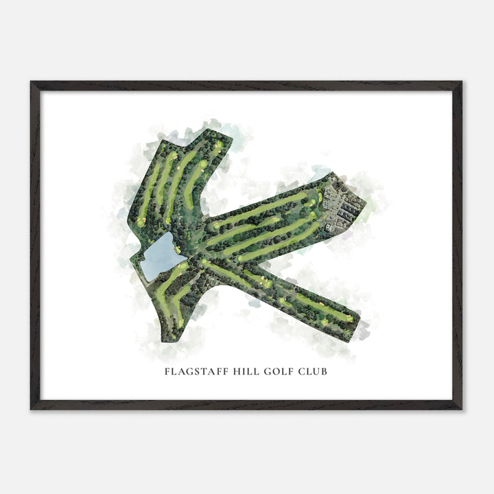 Print of Flagstaff Hill Golf Club Classic Map