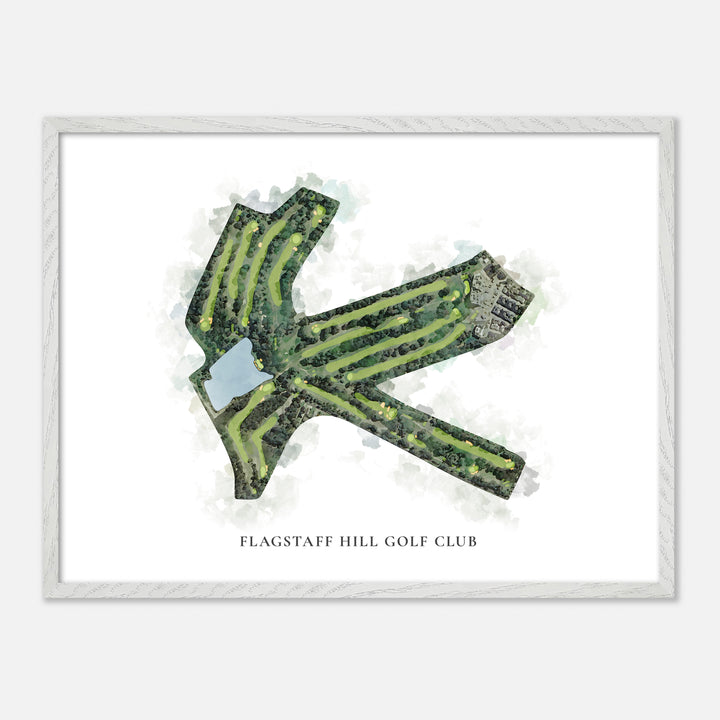 Print of Flagstaff Hill Golf Club Classic Map