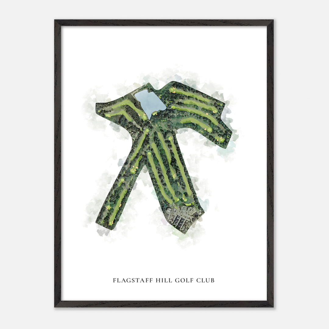 Print of Flagstaff Hill Golf Club Classic Map