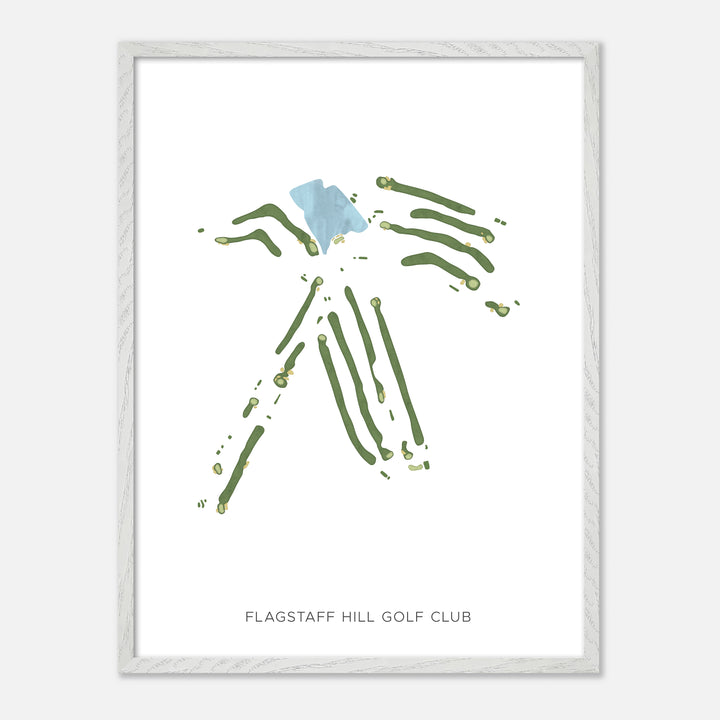 Print of Flagstaff Hill Golf Club Modern Map