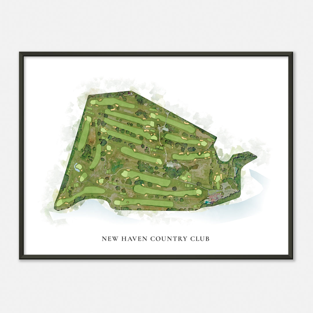 Print of New Haven Country Club Classic Map