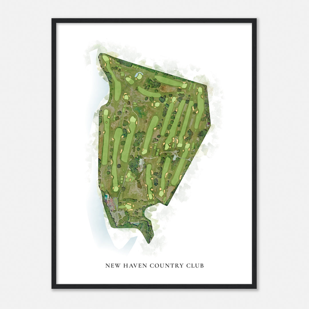 Print of New Haven Country Club Classic Map