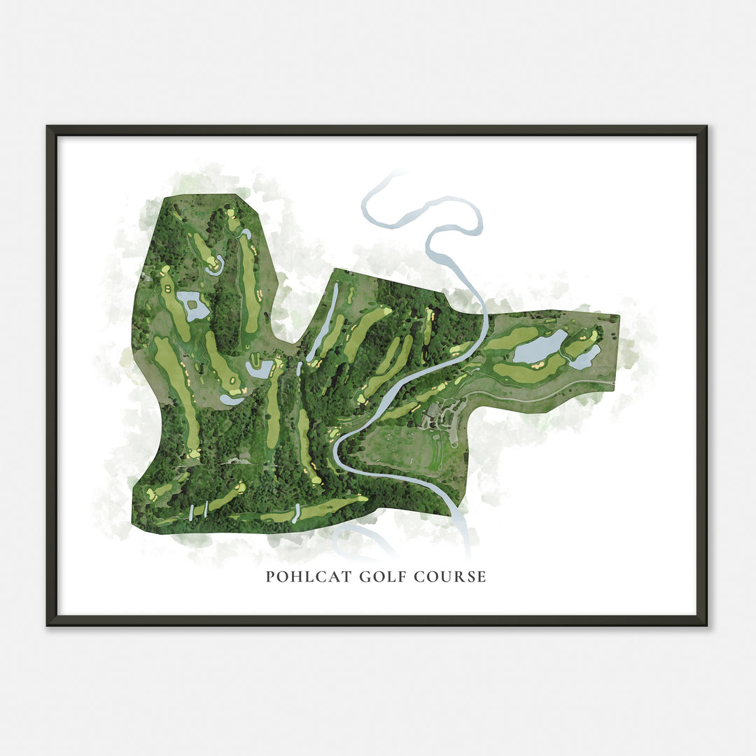 Print of Pohlcat Golf Course Classic Map