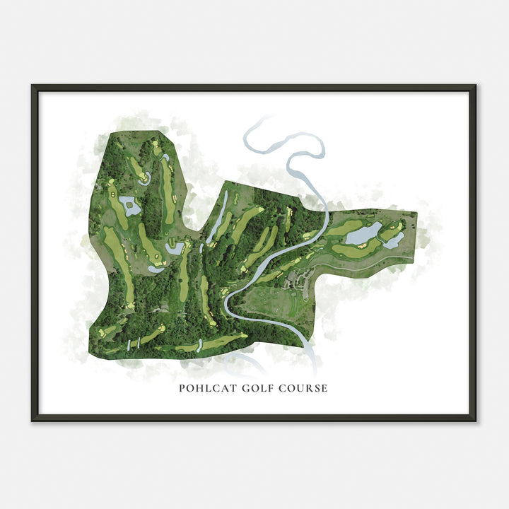 Print of Pohlcat Golf Course Classic Map
