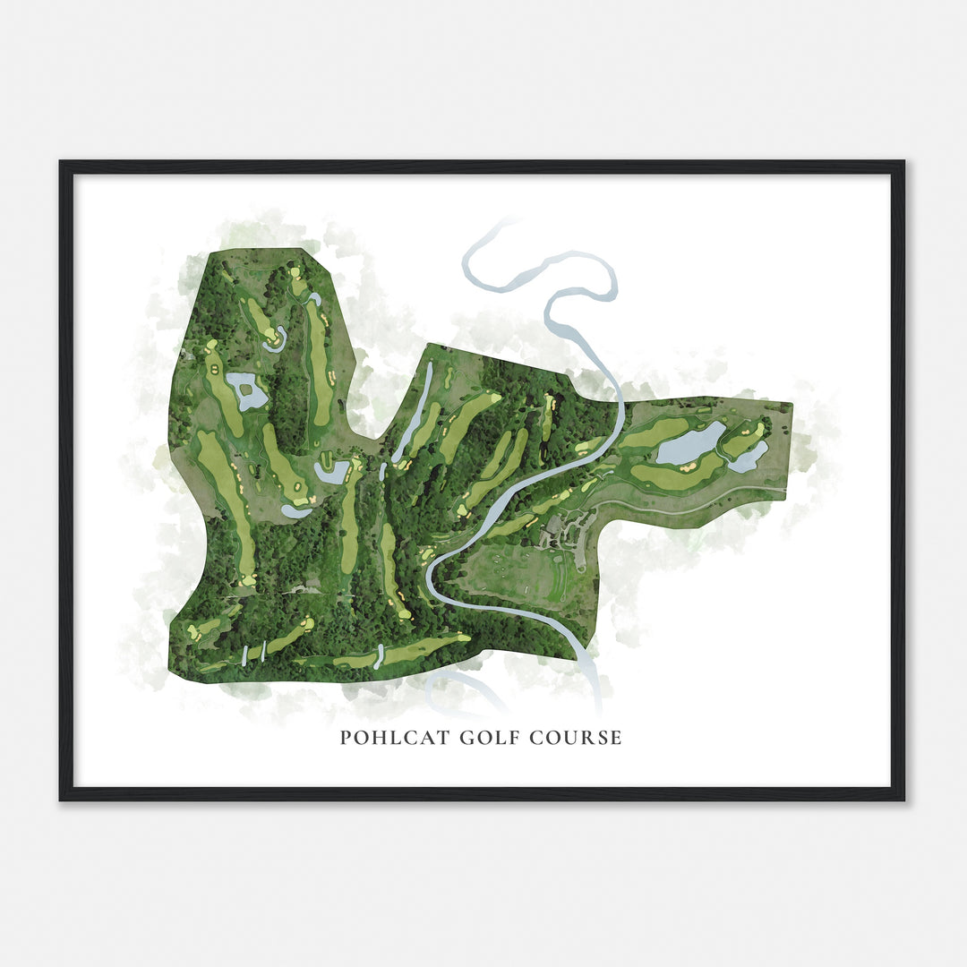 Print of Pohlcat Golf Course Classic Map