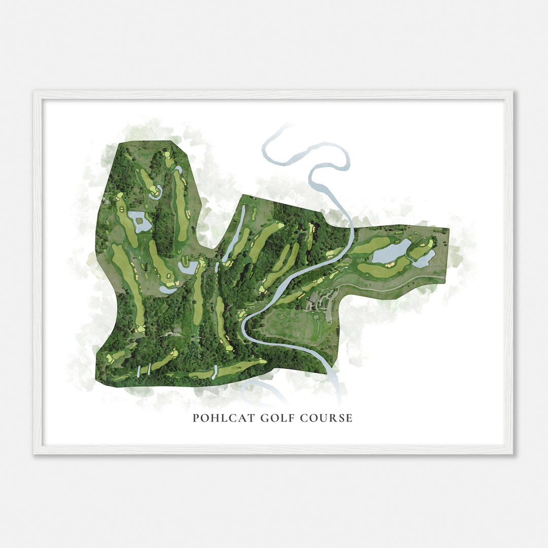 Print of Pohlcat Golf Course Classic Map