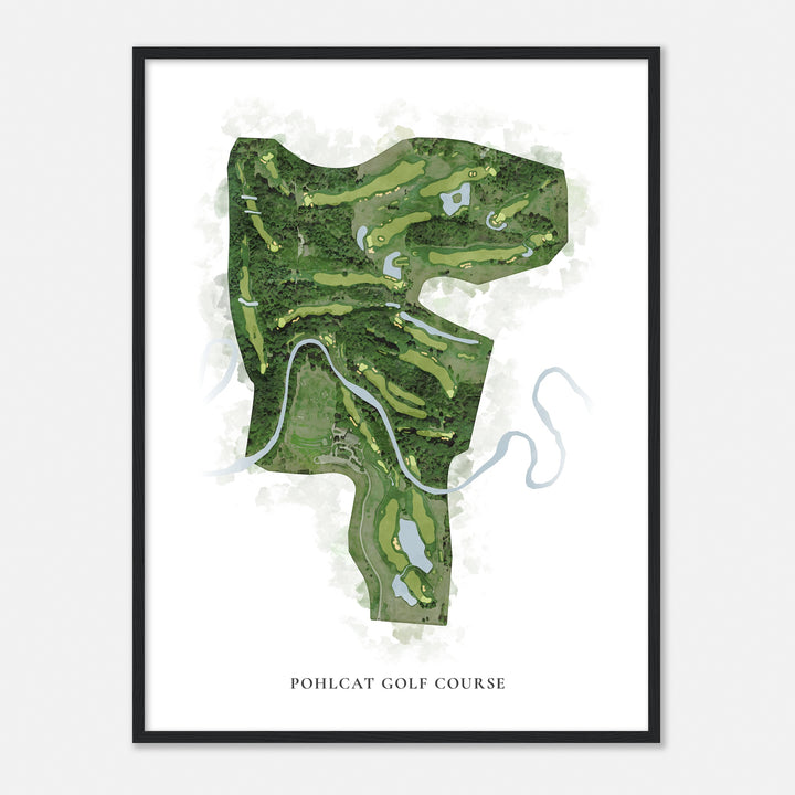 Print of Pohlcat Golf Course Classic Map