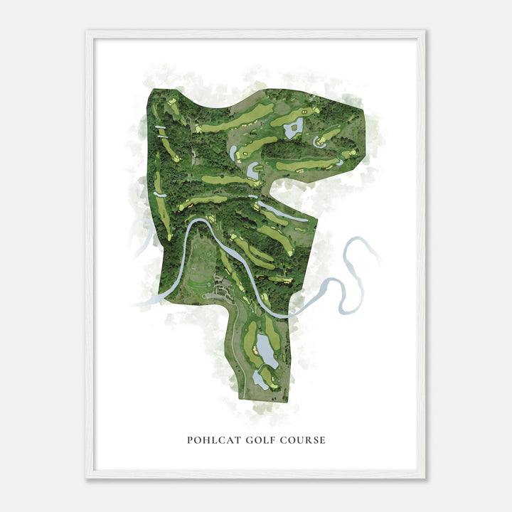 Print of Pohlcat Golf Course Classic Map