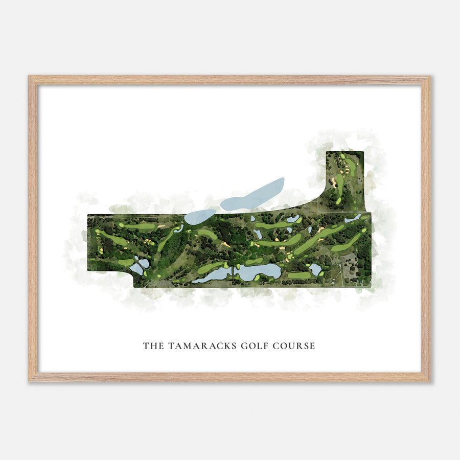 Print of The Tamaracks Golf Course Classic Map