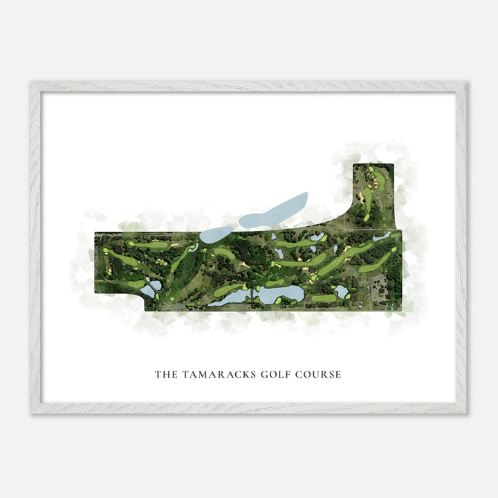 Print of The Tamaracks Golf Course Classic Map