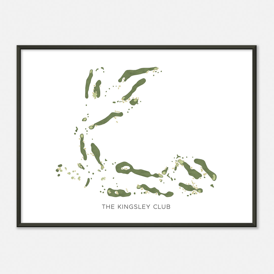 Print of The Kingsley Club Modern Map