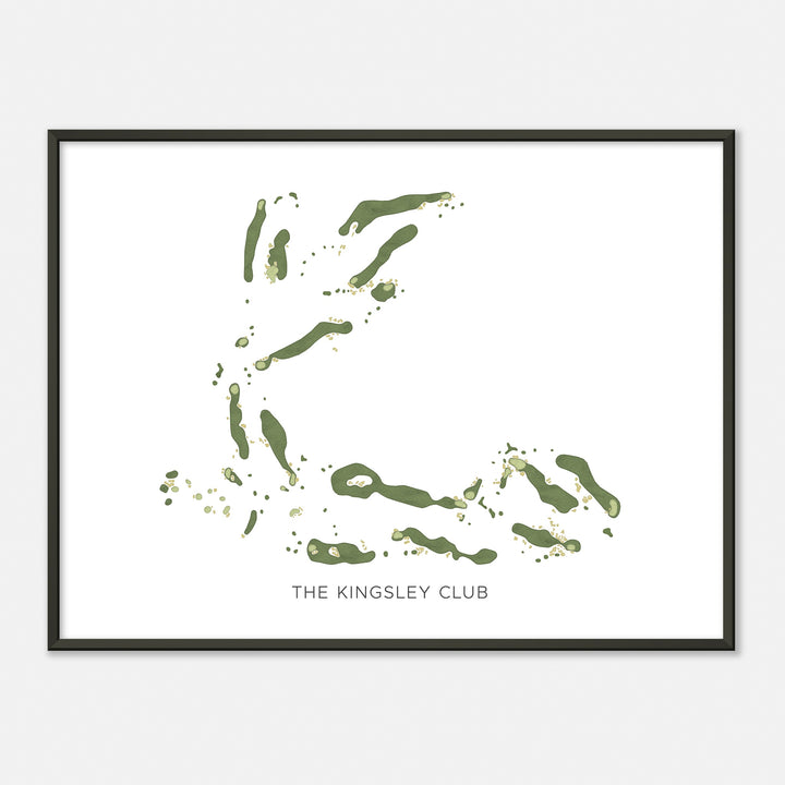 Print of The Kingsley Club Modern Map