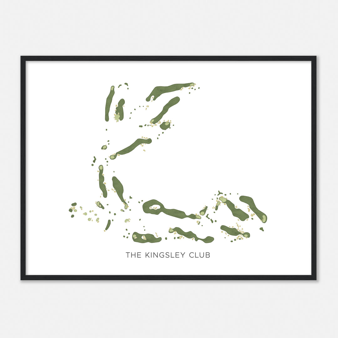 Print of The Kingsley Club Modern Map