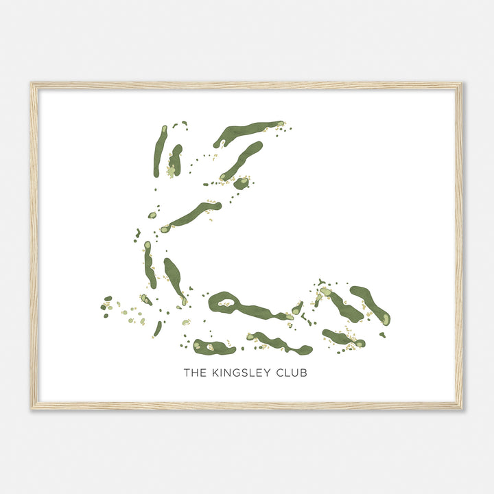 Print of The Kingsley Club Modern Map