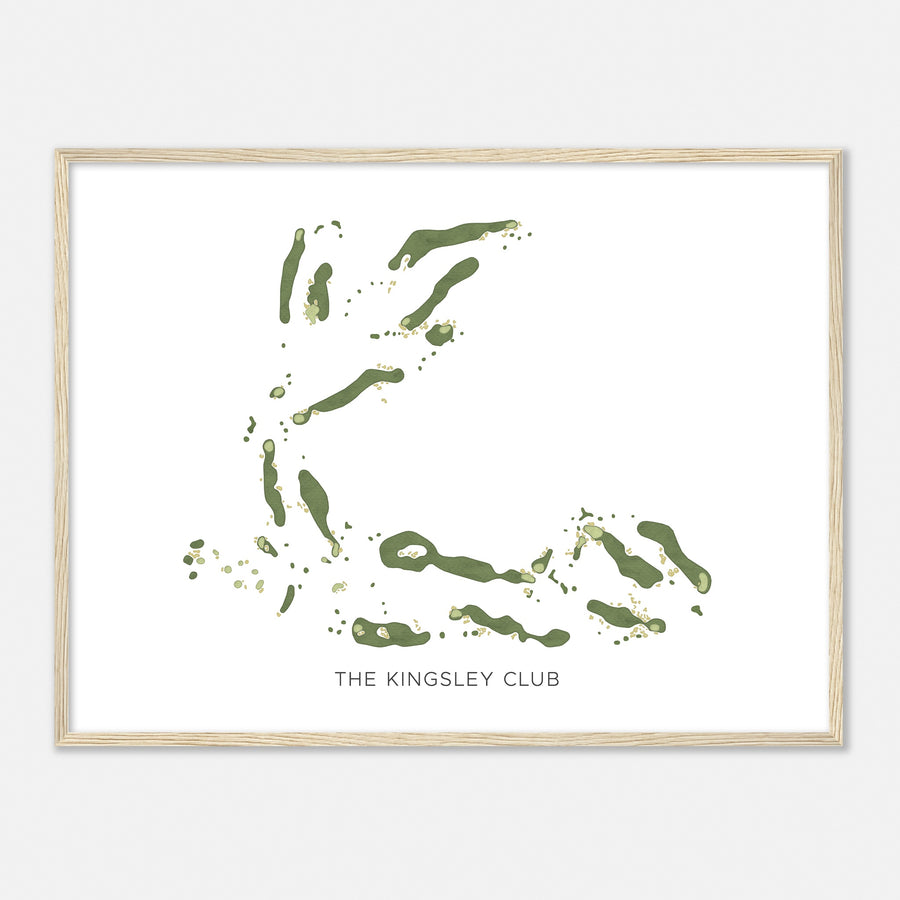 Print of The Kingsley Club Modern Map