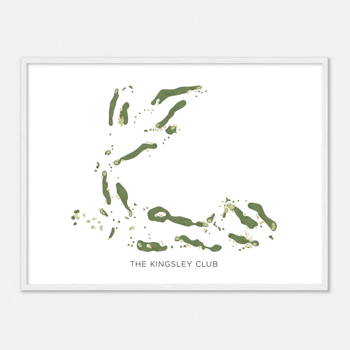 Print of The Kingsley Club Modern Map