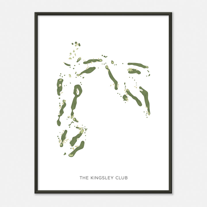 Print of The Kingsley Club Modern Map