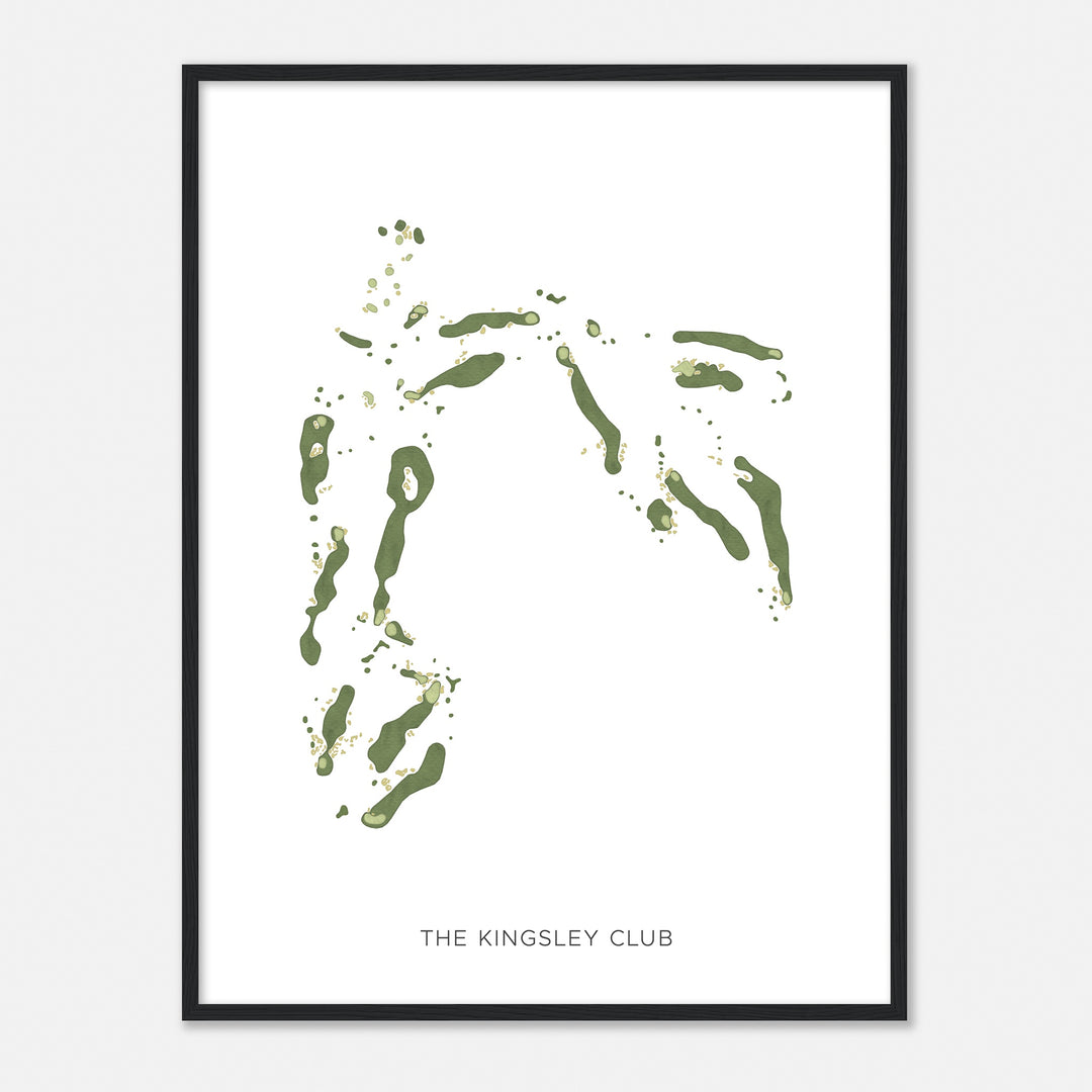 Print of The Kingsley Club Modern Map