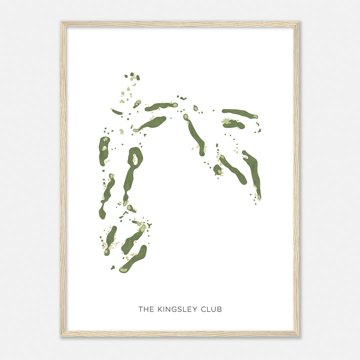 Print of The Kingsley Club Modern Map