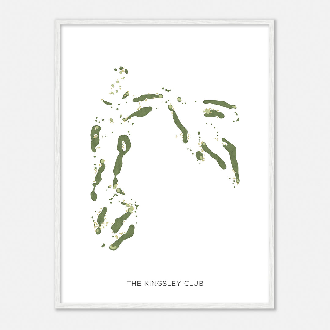 Print of The Kingsley Club Modern Map