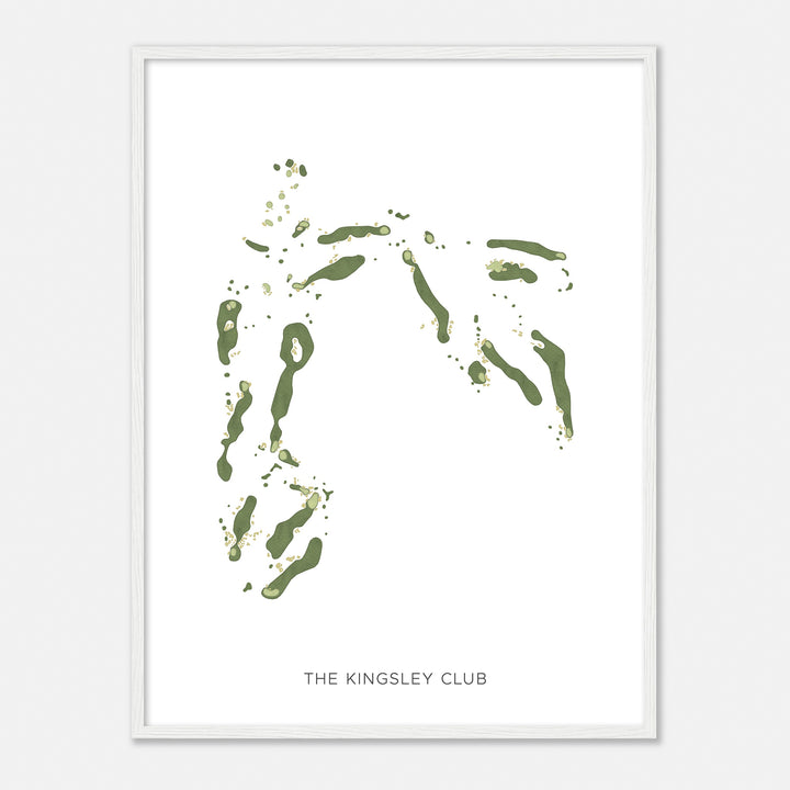 Print of The Kingsley Club Modern Map