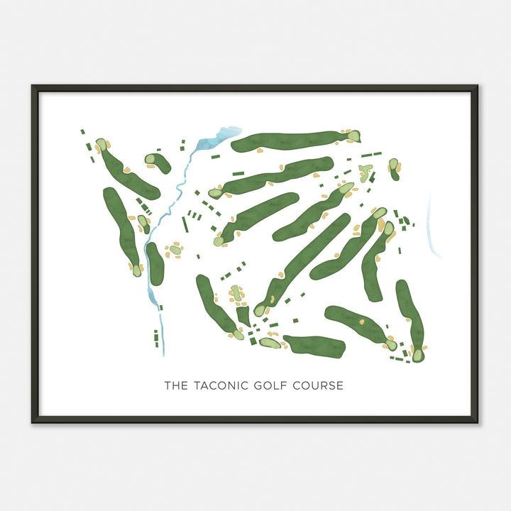 Print of The Taconic Golf Course Modern Map