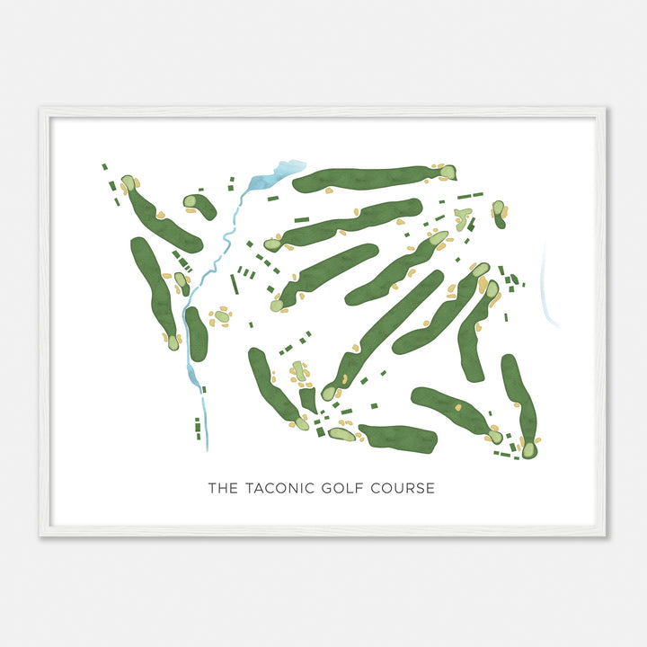 Print of The Taconic Golf Course Modern Map