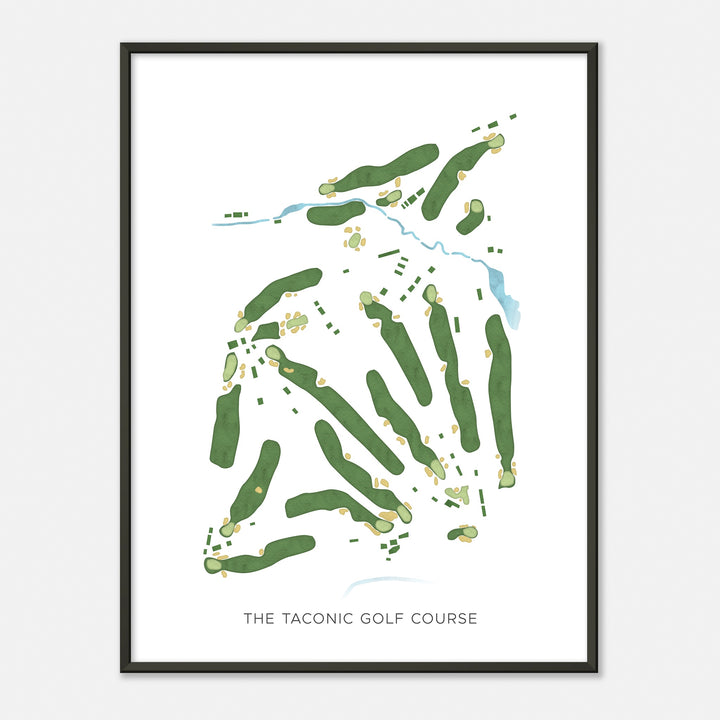Print of The Taconic Golf Course Modern Map
