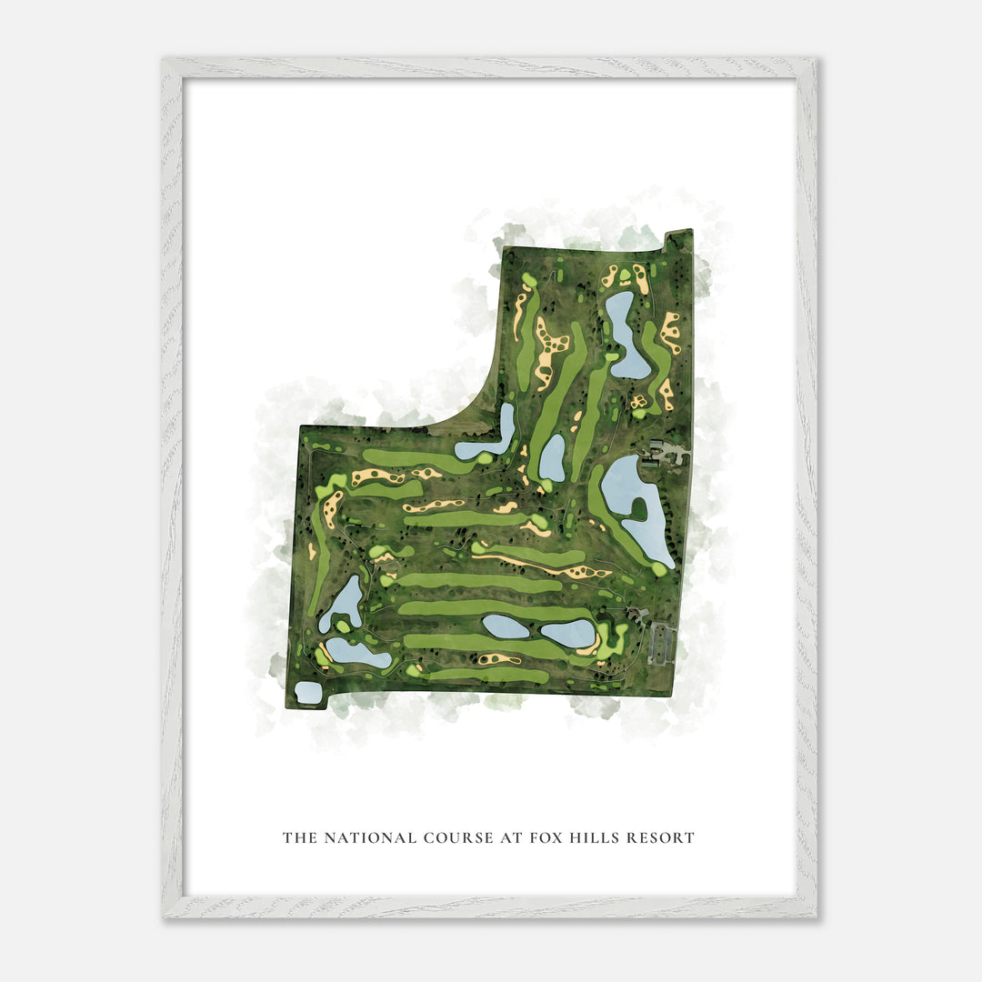 Print of The National Course At Fox Hills Resort Classic Map