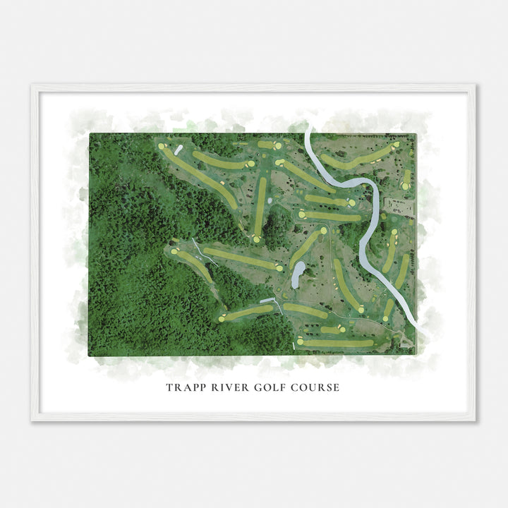 Print of Trapp River Golf Course Classic Map