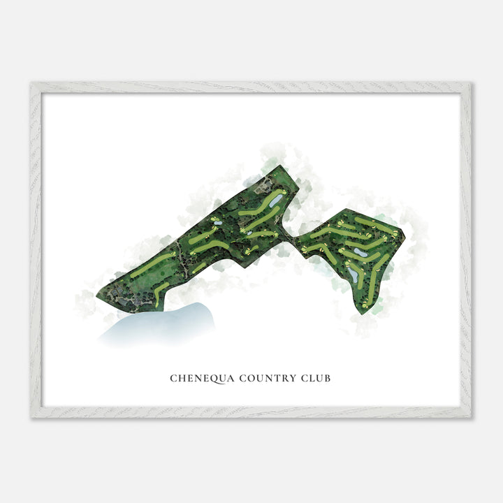 Print of Chenequa Country Club Classic Map