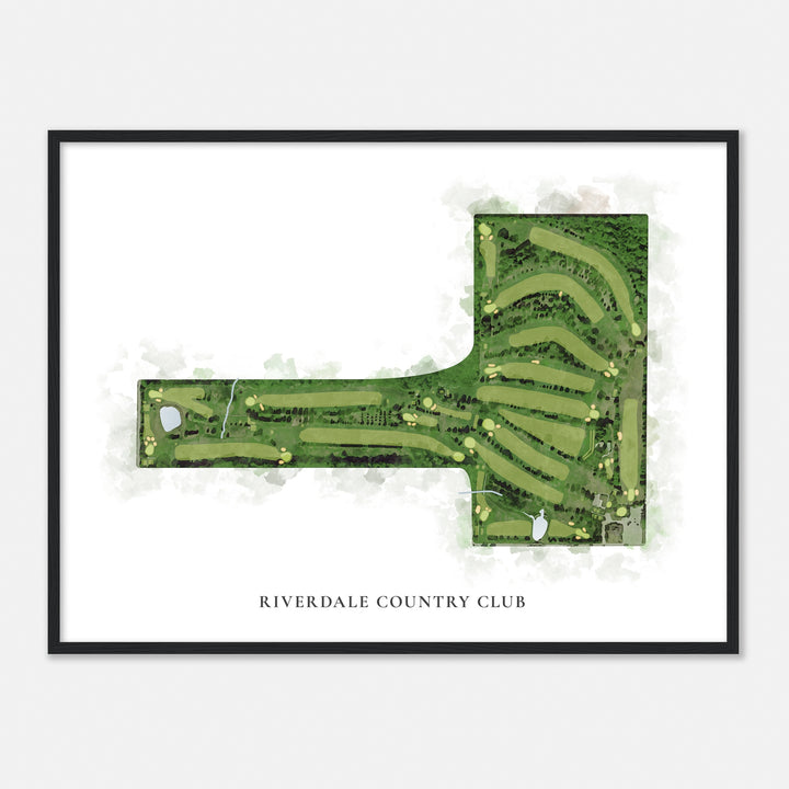 Print of Riverdale Country Club Classic Map