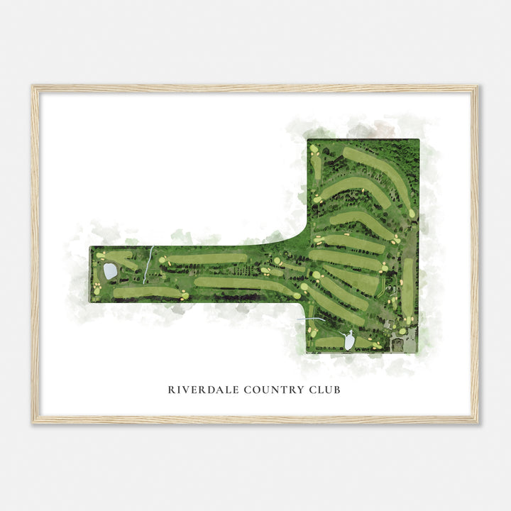 Print of Riverdale Country Club Classic Map