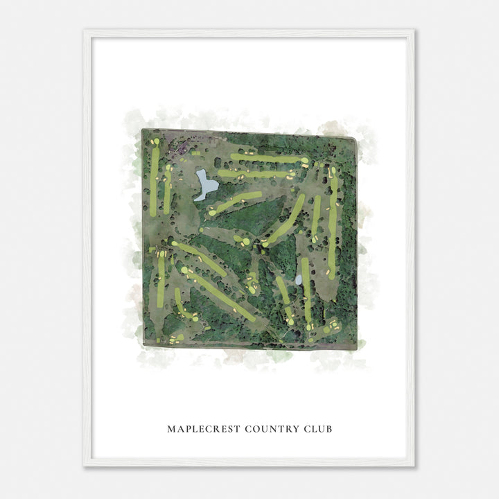 Print of Maplecrest Country Club Classic Map