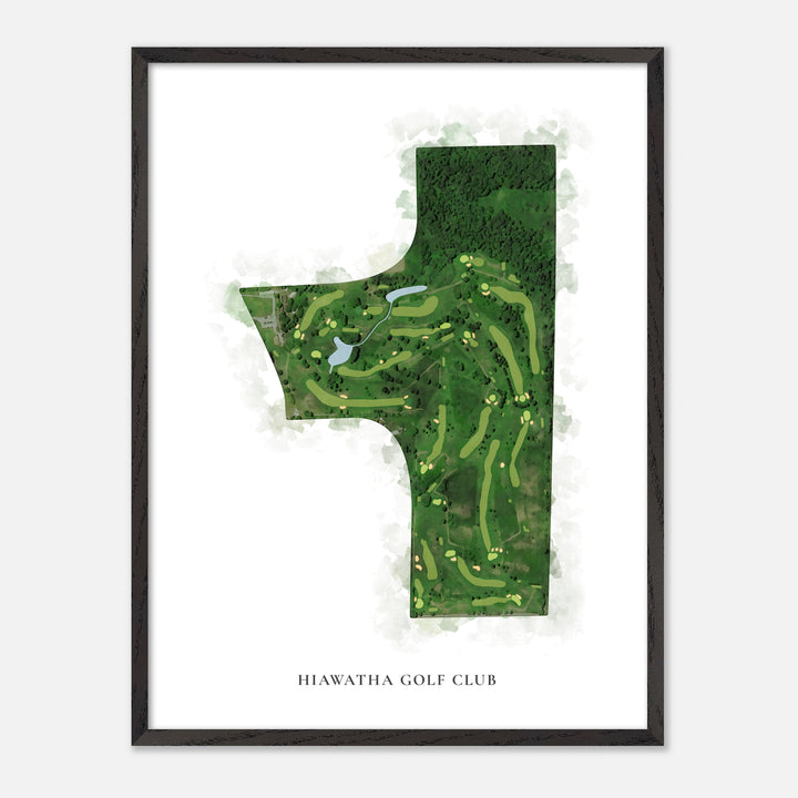 Print of Hiawatha Golf Club Classic Map